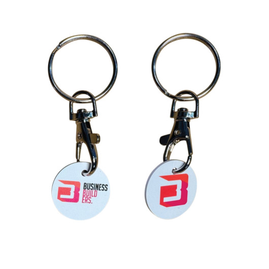 Trolley Coin Tokens White